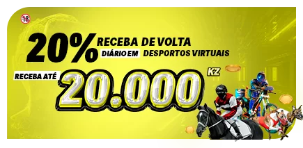 20% de Cashback Diário em Slots